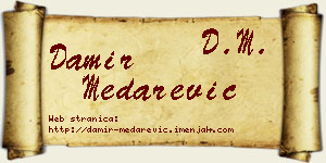 Damir Medarević vizit kartica